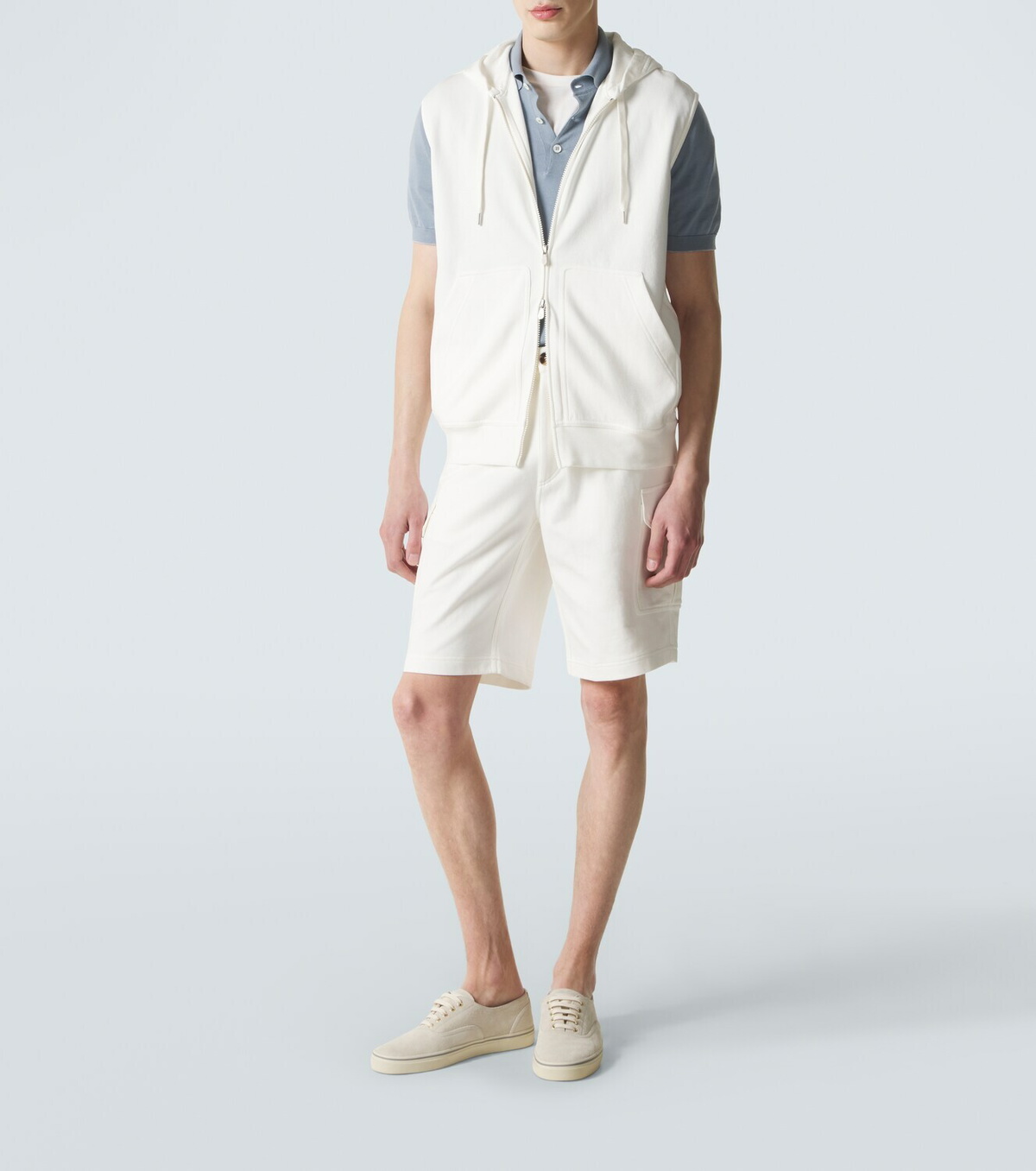 Brunello Cucinelli Cotton-blend hoodie