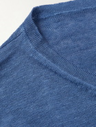 Anderson & Sheppard - Linen Sweater - Blue