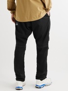 AND WANDER - Tapered Woven Trousers - Black - 3