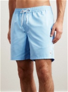 Outerknown - Nomadic Volley Logo-Print Recycled Twill Drawstring Shorts - Blue