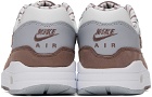 Nike White & Gray Air Max 1 Shima Shima Sneakers