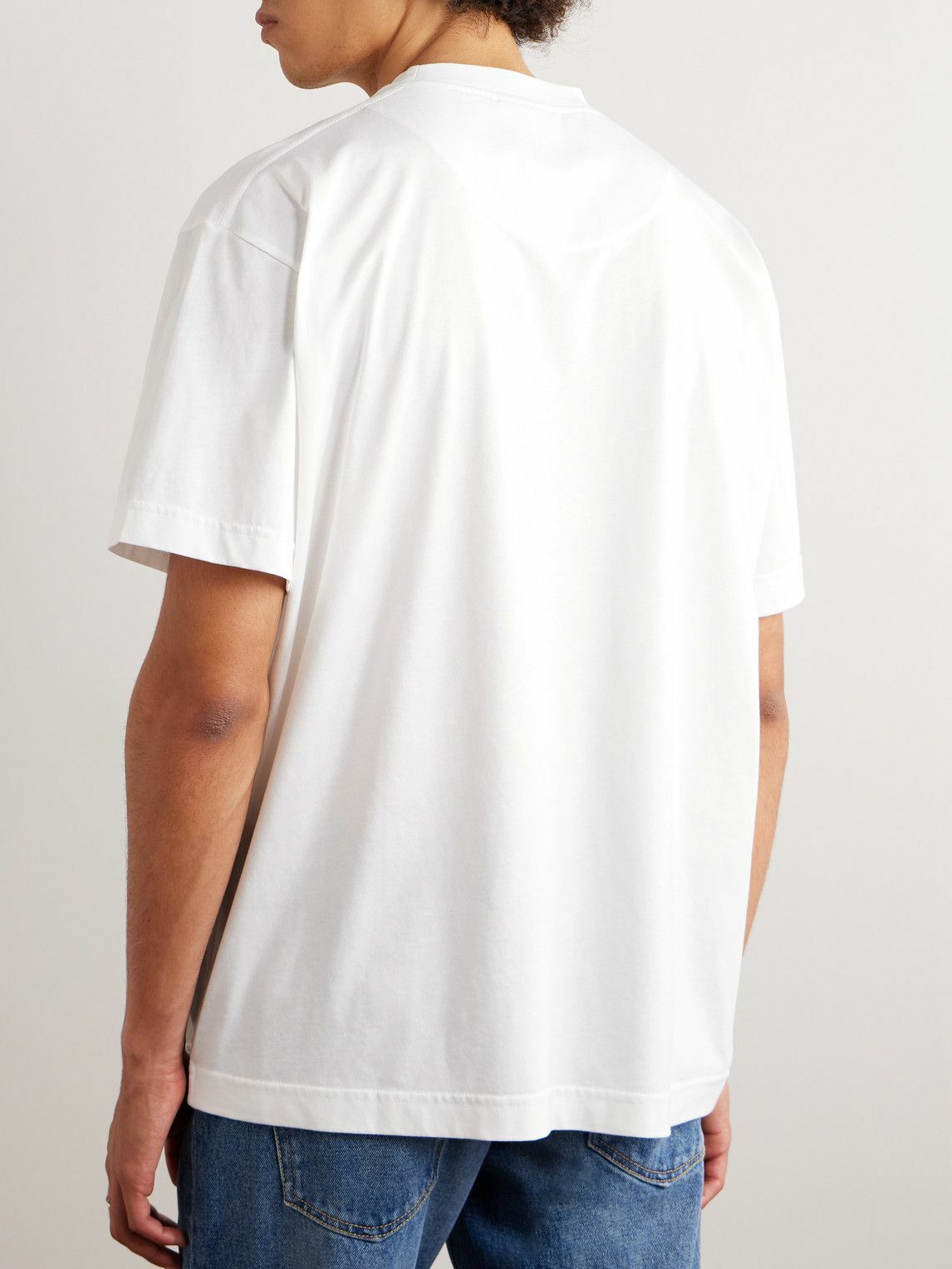 Missoni - Logo-Print Cotton-Jersey T-Shirt - White Missoni