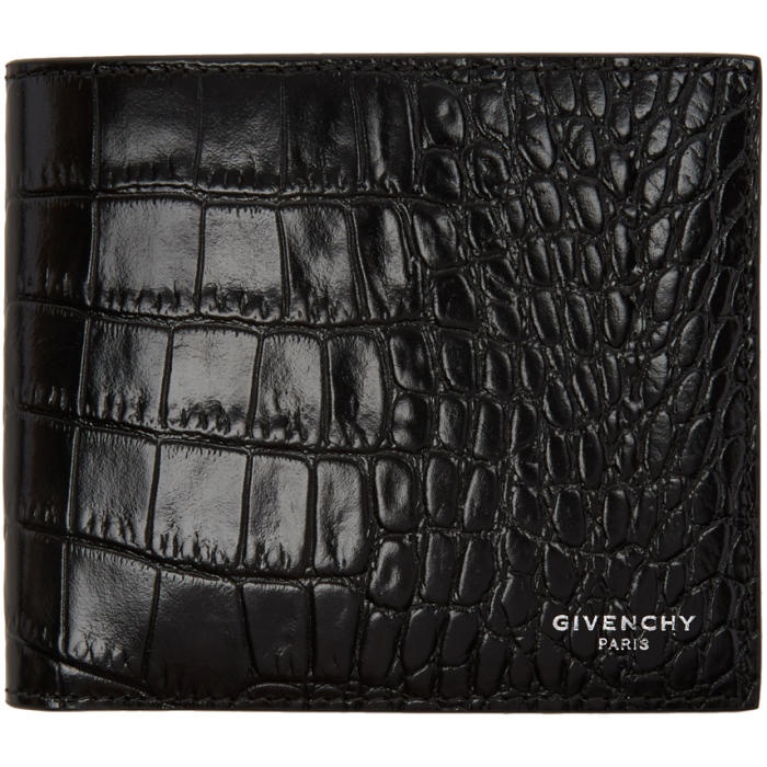 Photo: Givenchy Black Croc-Embossed Wallet