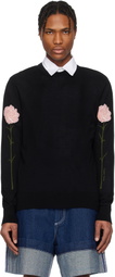 Simone Rocha Black Carnation Sweater