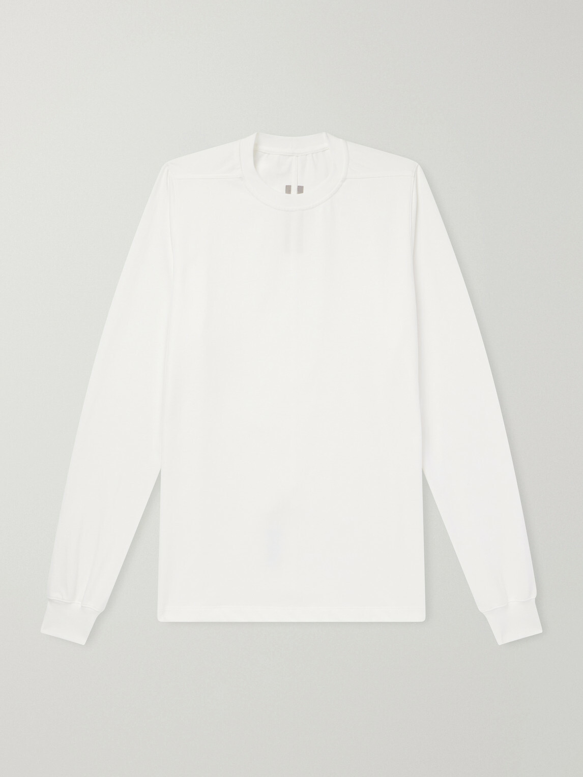 Rick Owens - Crewneck Cotton-Jersey Shirt - White