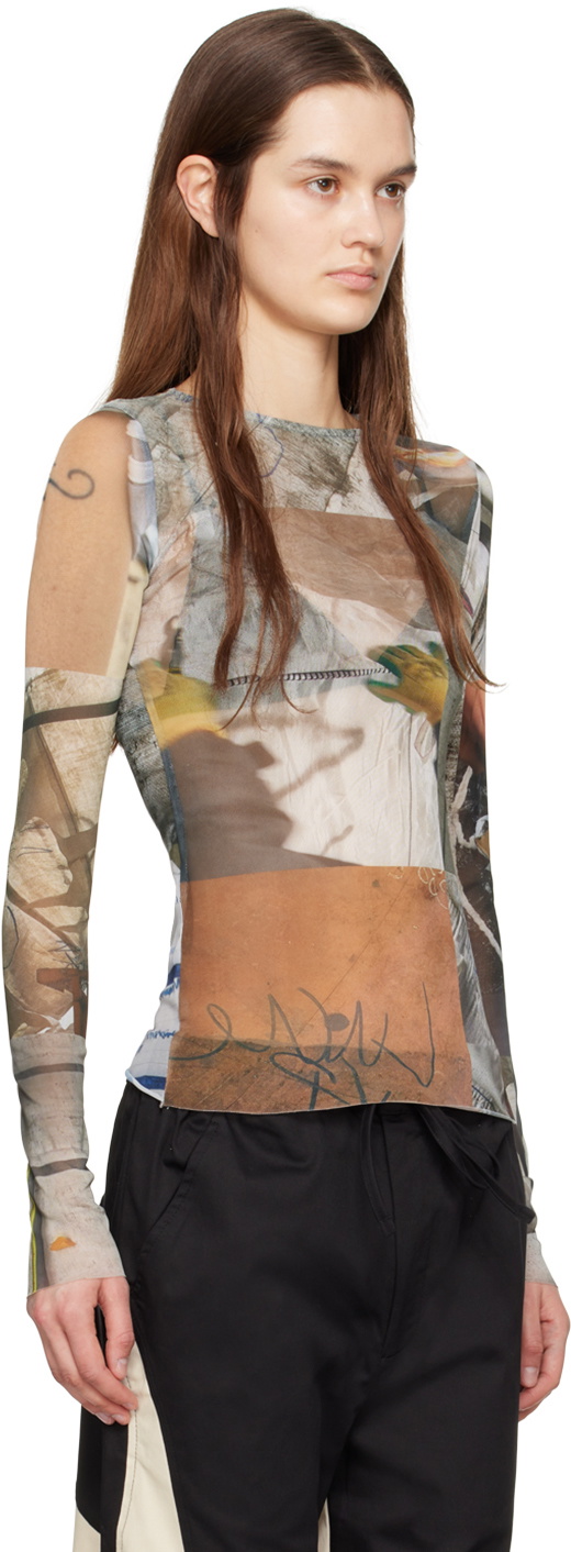 Serapis Green Print Long Sleeve T-Shirt