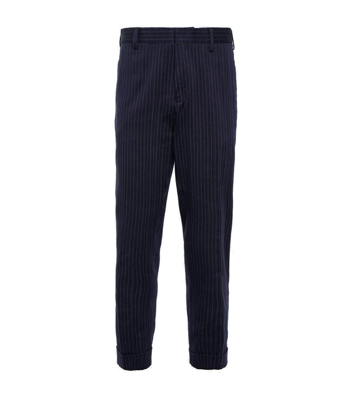 Photo: Dries Van Noten Philip pinstripe straight pants