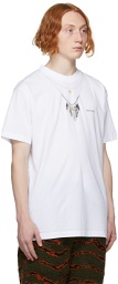 Marcelo Burlon County of Milan White Necklace T-Shirt