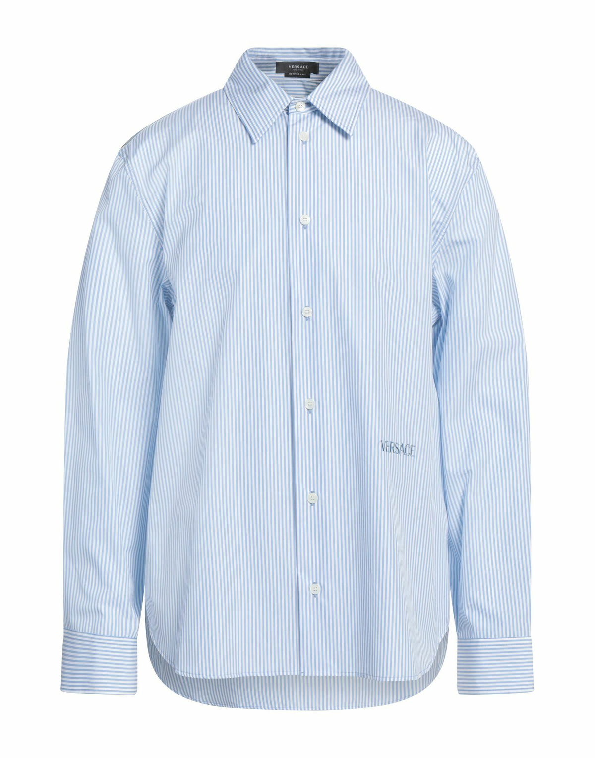 Versace Mens Shirt Sky in Blue