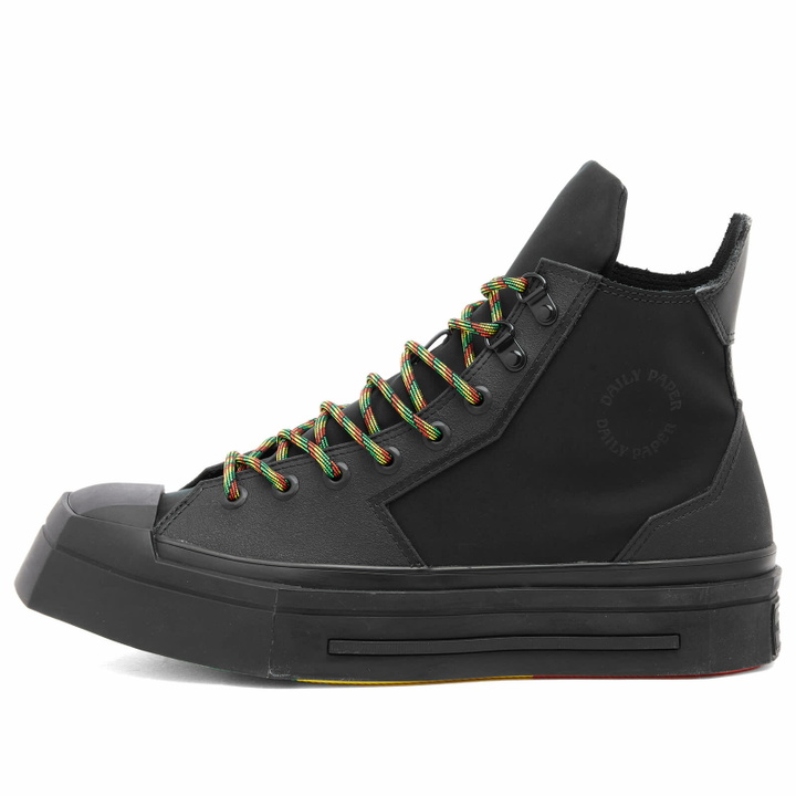 Photo: Converse x Daily Paper De Luxe SQR in Black