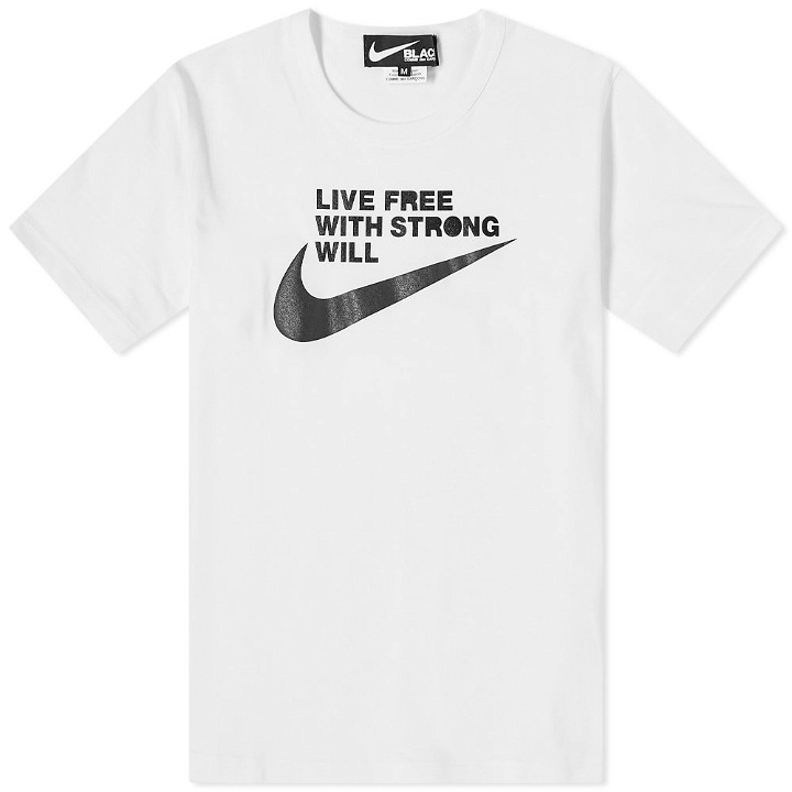 Photo: Comme des Garcons Black x Nike Live Free Tee