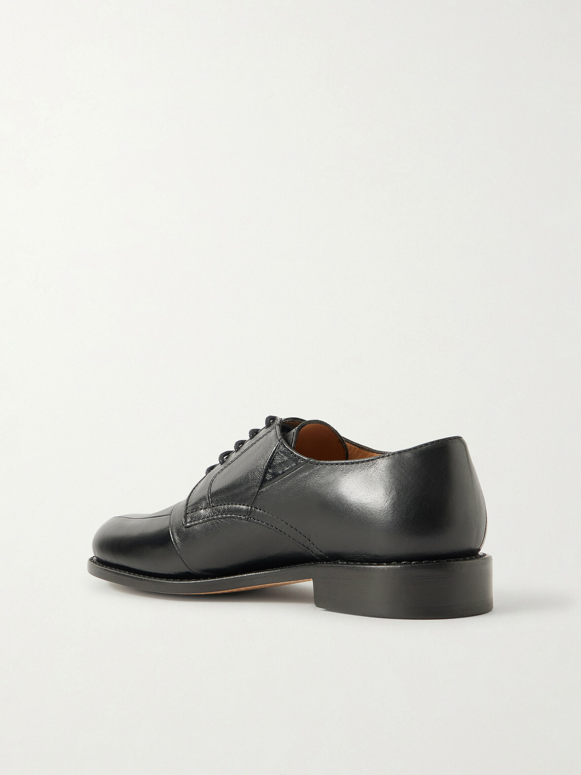 Our Legacy - Patched Parade Leather Derby Shoes - Black