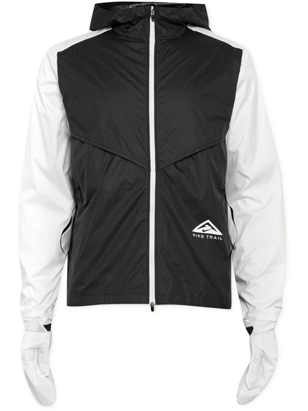 Photo: Nike Running - Packable Windrunner Shell Hooded Jacket - Black