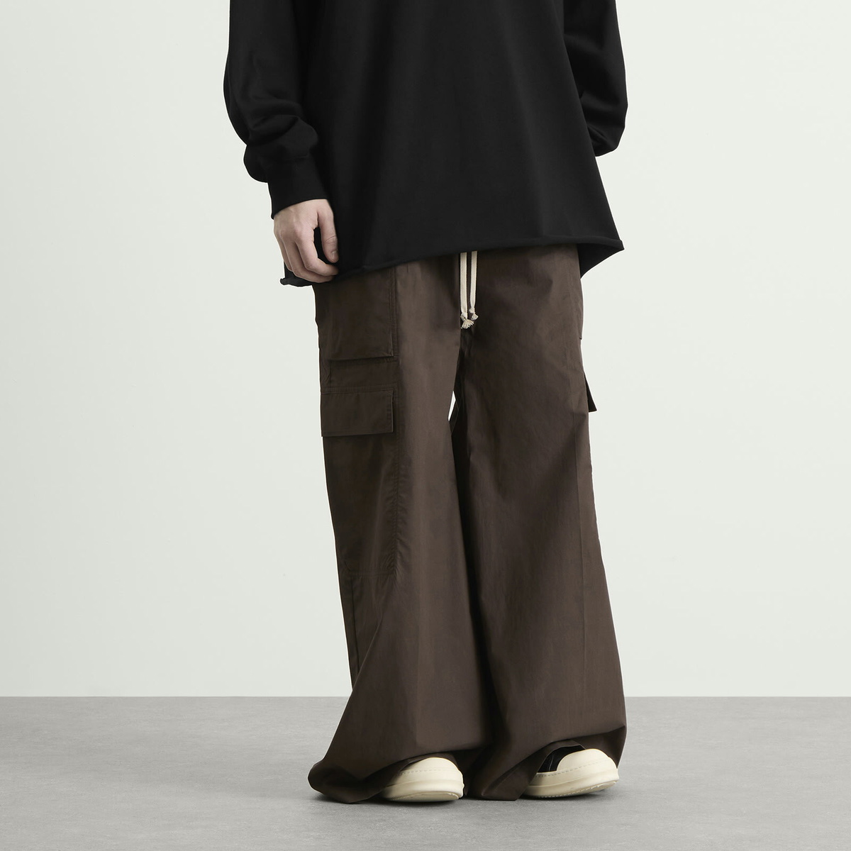 Rick Owens Men's Cargobelas Cargo Trousers in Dark Dust Rick Owens