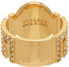 Versace Gold Crystal Icon Medusa Ring