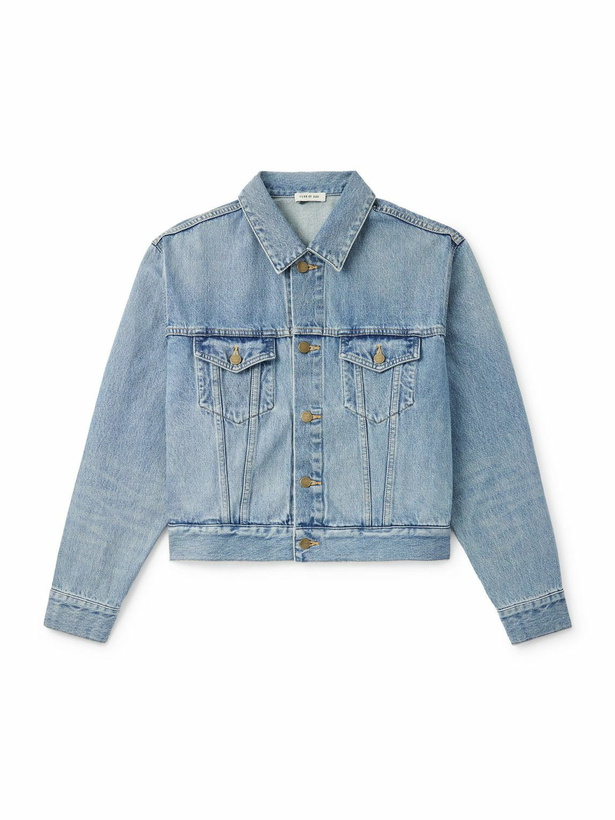 Photo: Fear of God - Denim Trucker Jacket - Blue