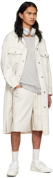 MM6 Maison Margiela SSENSE Exclusive Off-White Denim Jacket