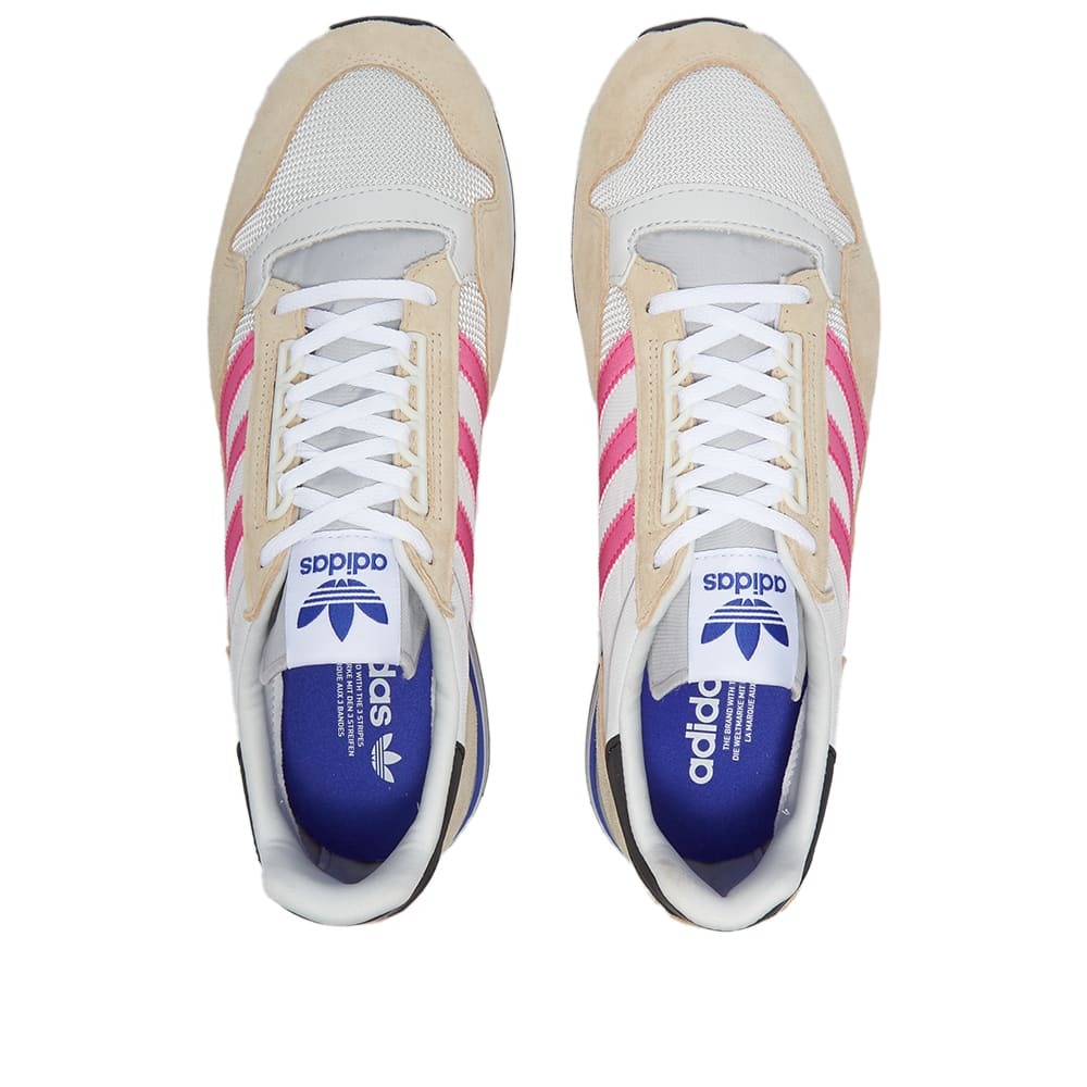 Adidas Women's Zx 500 W Sneakers in Wonder White/Shock Pink adidas