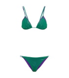 Oseree - Lamé triangle bikini
