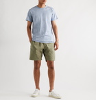 rag & bone - Mélange Organic Cotton-Jersey T-Shirt - Blue