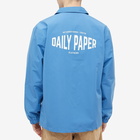 Daily Paper Men's Coach Jacket in Riverside Blue