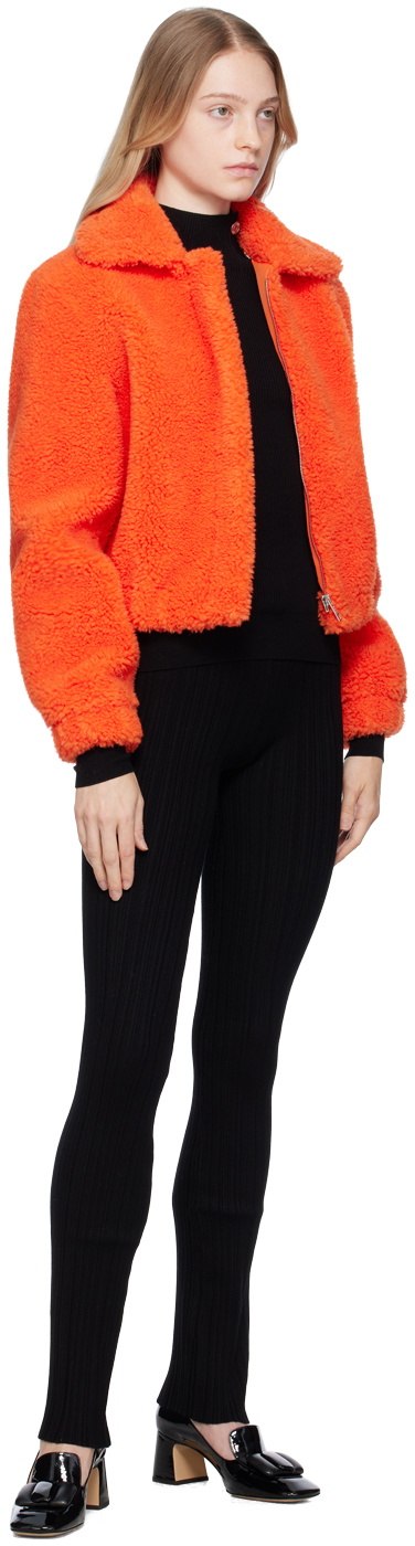 Moschino Jeans Orange Zip Jacket