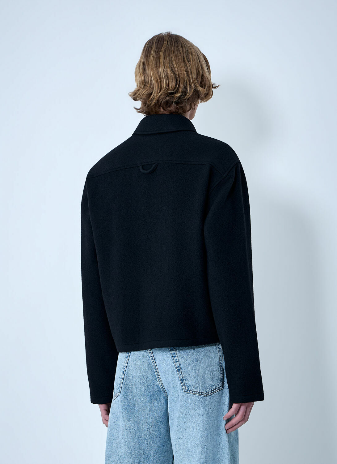 RIER Wool Blend Polo Sweater