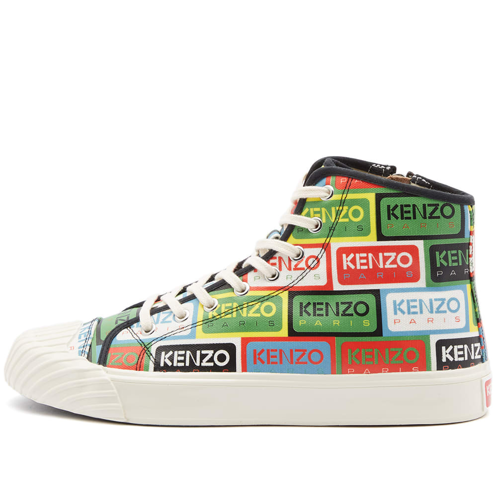 Kenzo Paris Men's Classic Label High Top Sneakers in