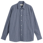 Foret Men's Pluto Checked Shirt in Navy/Cloud