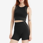 ON Women's Studo Knit Crop Top in Black/Eclipse
