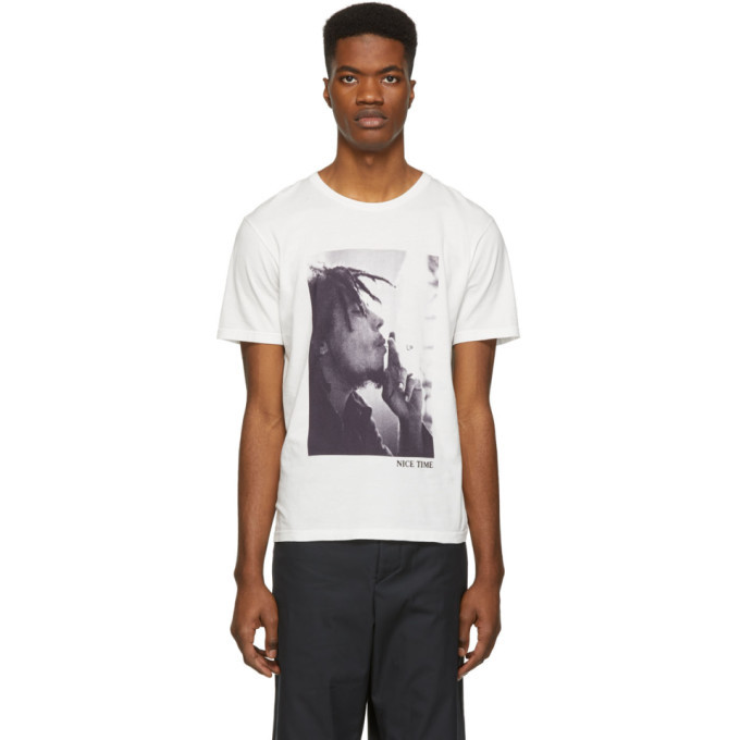 Photo: Wacko Maria White Bob Marley Edition Nice Time Standard T-Shirt