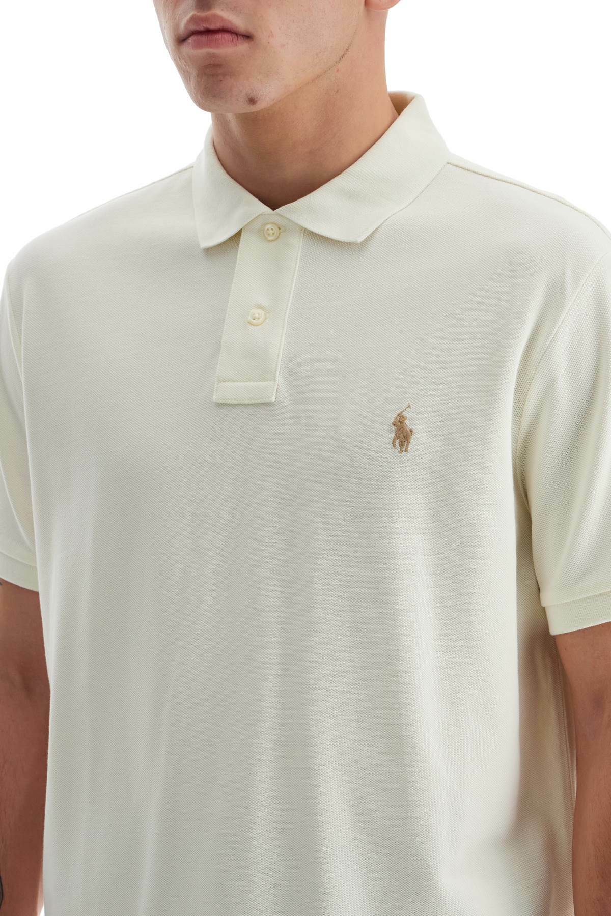 POLO RALPH LAUREN polo shirt with embroidered pony White Polo Ralph Lauren