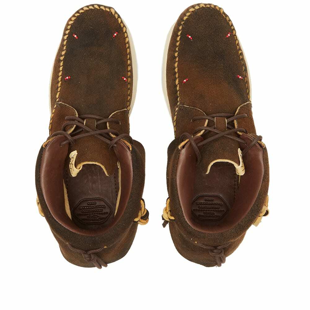 Visvim Men's FBT Lhamo-Folk Sneakers in Brown Visvim