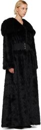 Nicklas Skovgaard SSENSE Exclusive Black Lily Faux-Fur Coat