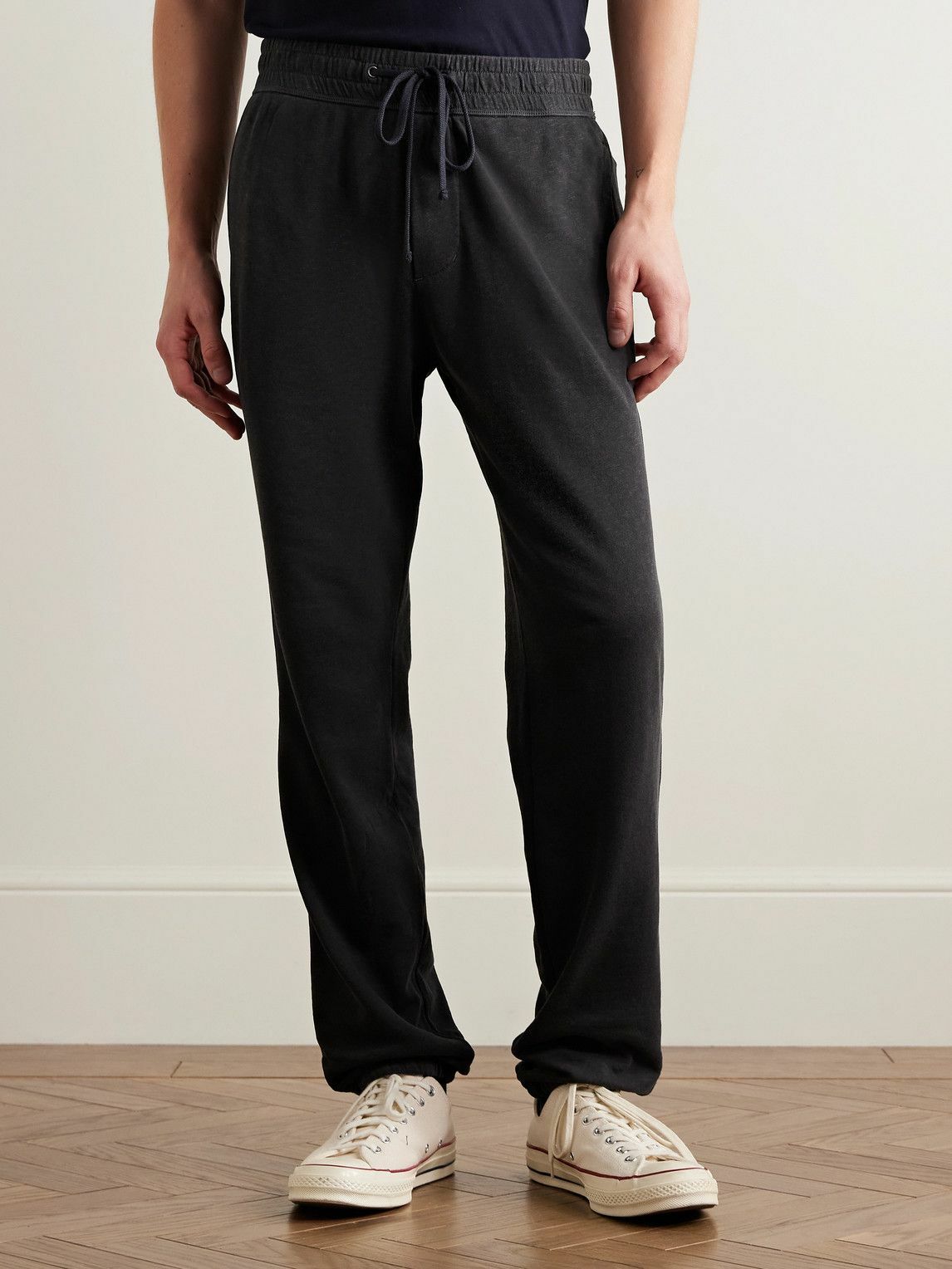 James Perse - Straight-Leg Cotton-Jersey Sweatpants - Gray