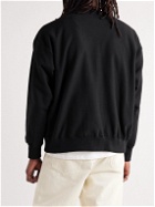 Flagstuff - Printed Cotton-Jersey Sweatshirt - Black