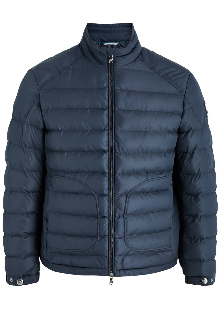 Sandbanks Logo Quilted Shell Jacket