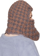 Isa Boulder SSENSE Exclusive Brown Quilting Helmet Hat