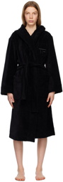 TOM FORD Black Towelling Robe