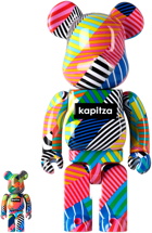 MEDICOM TOY Multicolor Kapitza 100% & 400% Bearbrick