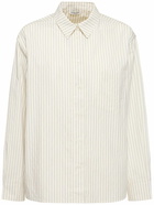 ANINE BING - Braxton Monogram Cotton Shirt