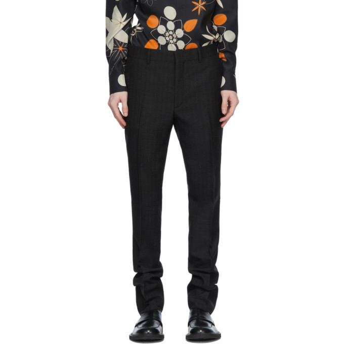 Fendi Grey FF Logo Trousers