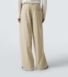 Calvin Klein Collection Baxter pleated cotton straight pants