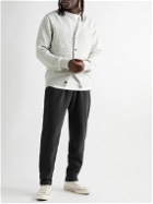 Oliver Spencer - Rycroft Tapered Waffle-Knit Cotton-Jersey Sweatpants - Blue