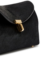 Toteme T-lock Mini Pony Hair Clutch - Black - One Size