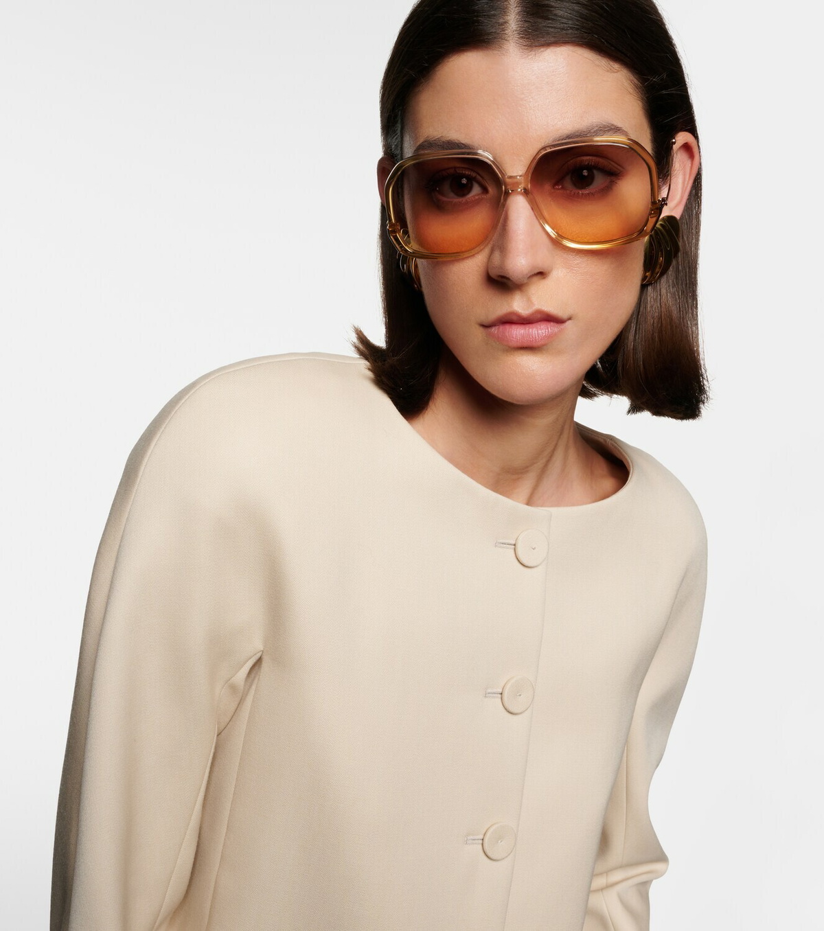 Chloé Wavy square sunglasses