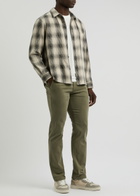 7 For All Mankind Slimmy Luxe Performance Chinos Green