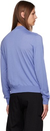 Marni Blue Embroidered Sweater