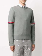 THOM BROWNE - Cotton Crewneck Jumper