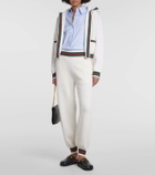 Gucci Ribbed-knit wool sweatpants